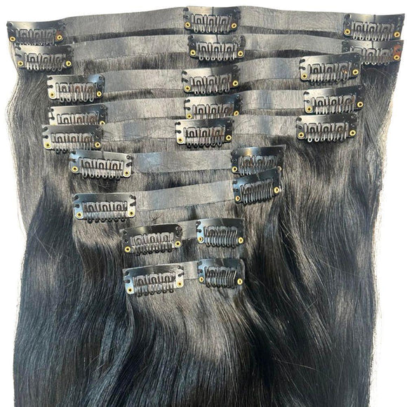 Black Clip-In Hair Extensions | Hair Extensions | Goddess of Crowns