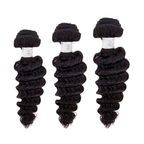 Deep Wave Hair Bundle | Brazilian Hair Bundle | Goddess of Crowns