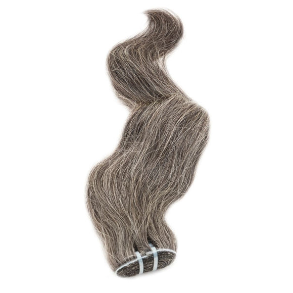 Natural Gray Hair Extensions | Gray Extensions | Goddess of Crowns
